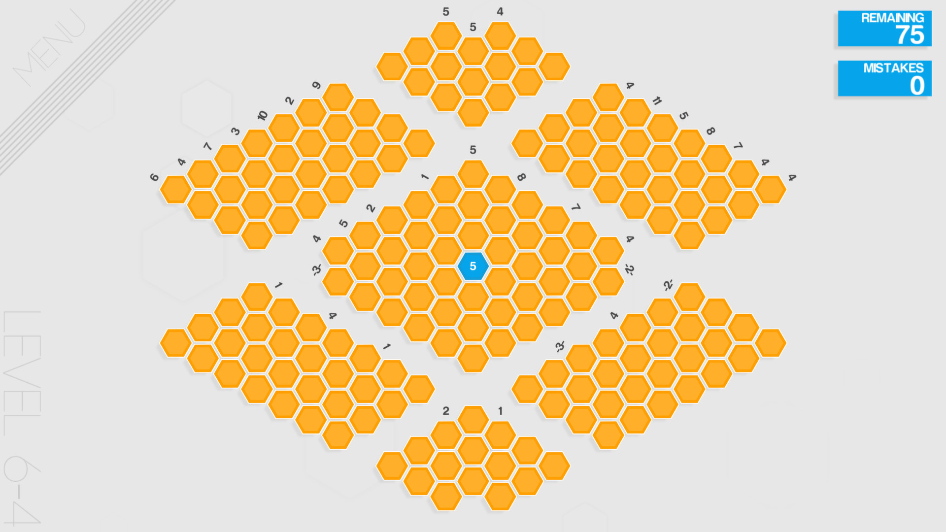 hexcells infinite hex with question mark