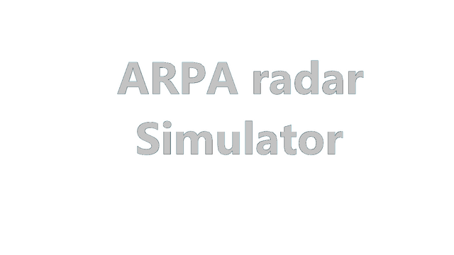 ARPA radar Simulator Logo