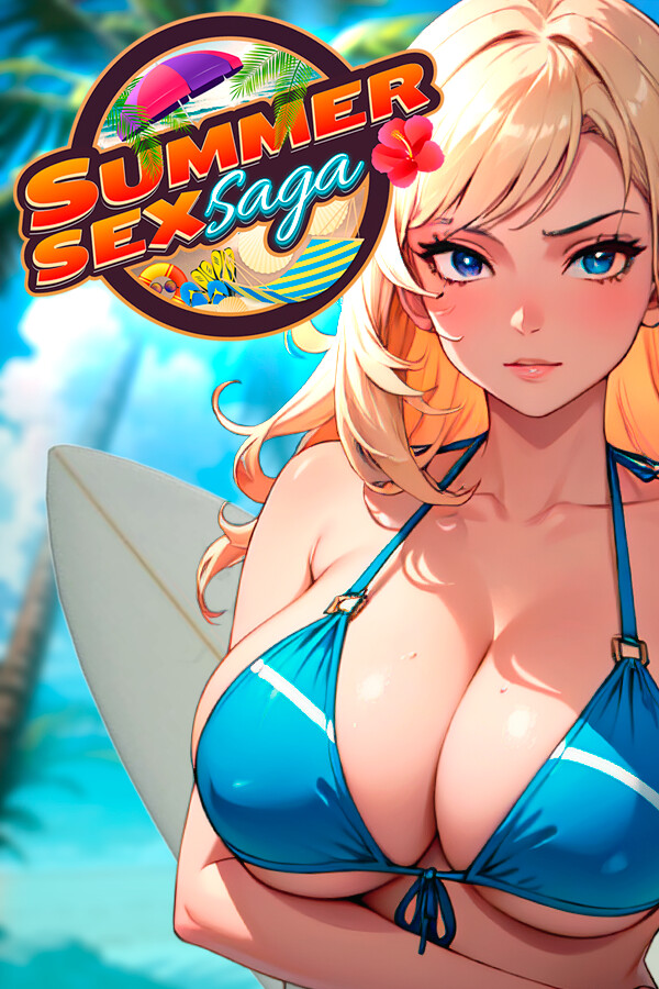 Steam portrait for Summer Sex Saga 🏄‍♂️💦.