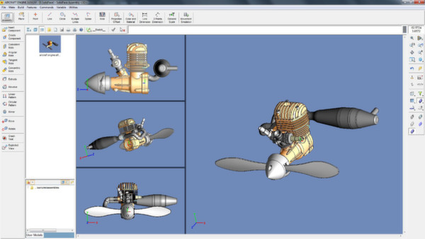 SolidFace Parametric CAD Modeler 2D/3D
