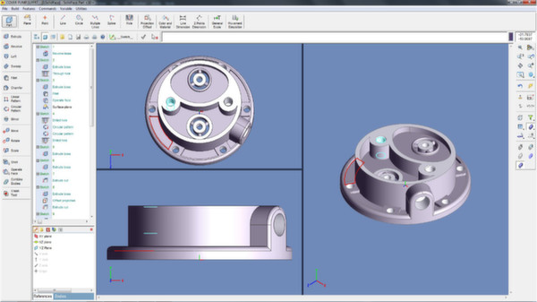 SolidFace Parametric CAD Modeler 2D/3D PC requirements