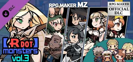 RPG Maker MZ - Rdot monsters vol.3 cover art