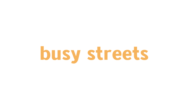 busy streets Logo