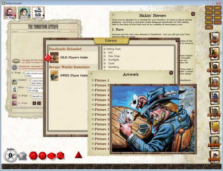 Скриншот из Fantasy Grounds - Deadlands Reloaded: For Whom the Whistle Blows