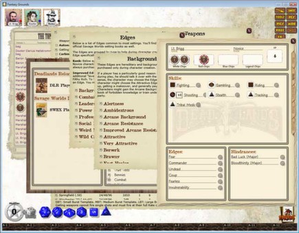 Скриншот из Fantasy Grounds - Deadlands Reloaded: For Whom the Whistle Blows