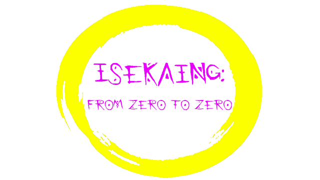 Isekaing: from zero to zero. Logo
