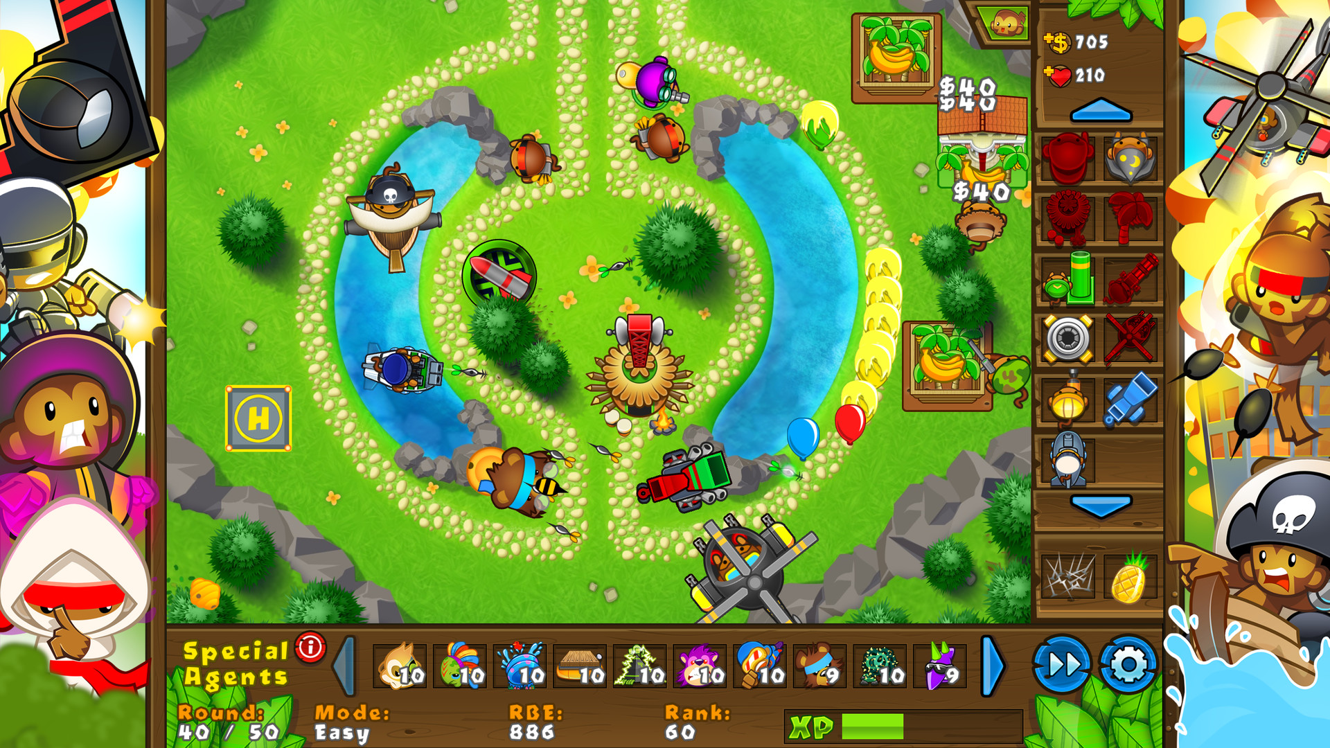 bloons td 5 free