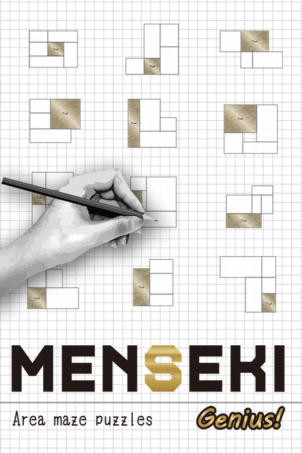 Steam portrait for MENSEKI Genius!: Area maze puzzles.
