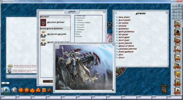Скриншот из Fantasy Grounds - Savage Worlds: Hellfrost Bestiary