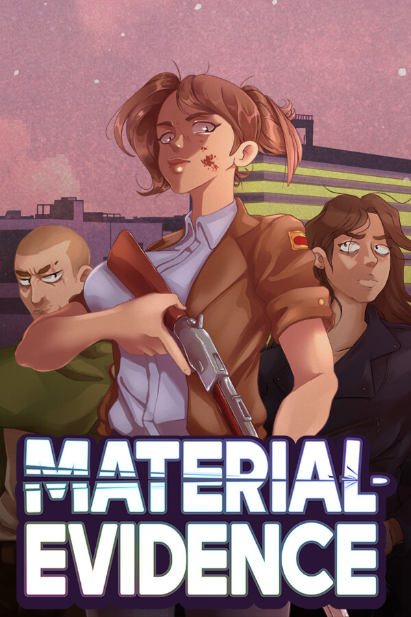 Steam portrait for Material Evidence.