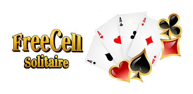 FreeCell Solitaire Classic Card Game Logo