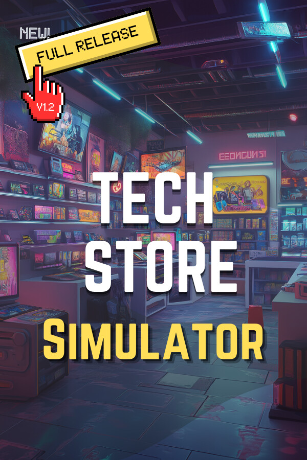 Steam portrait for Tech Store Simulator.