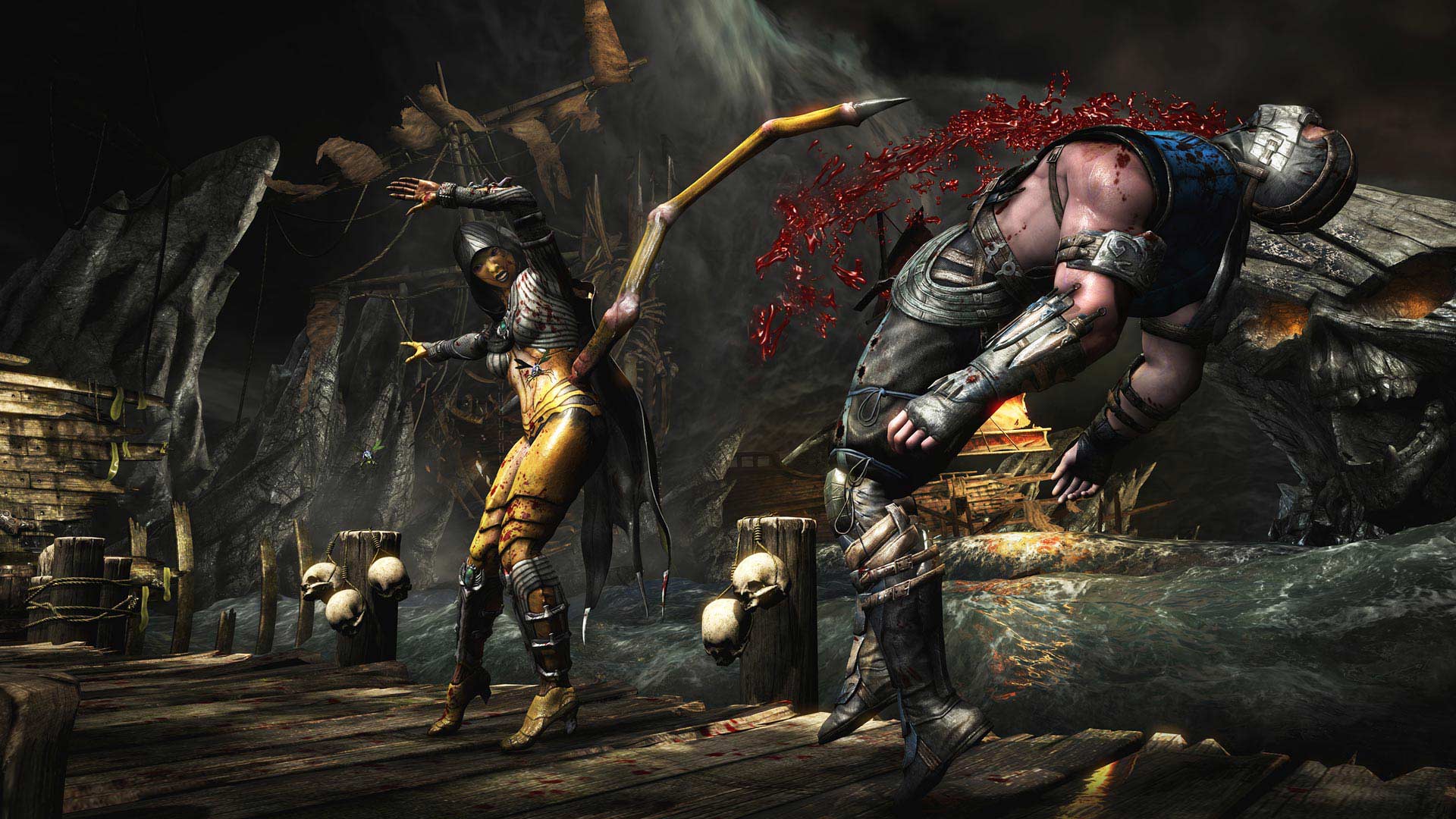 Mortal Kombat, a series know for it's extreme gore and violence.