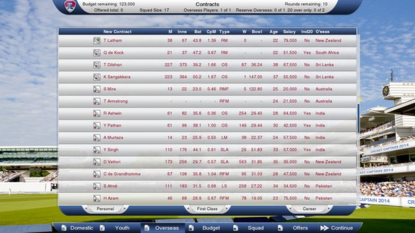 Скриншот из Cricket Captain 2014