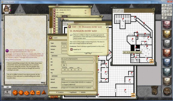 Скриншот из Fantasy Grounds - 3.5E⁄PFRPG 1 on 1 Adventure #2