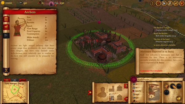 Скриншот из Hegemony Rome: The Rise of Caesar - Mercenaries Pack