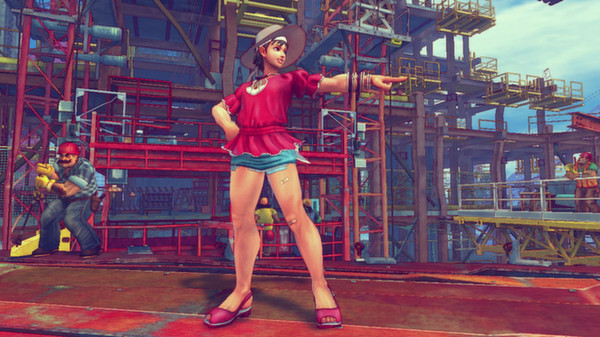 Скриншот из USFIV: Femme Fatale Vacation Pack