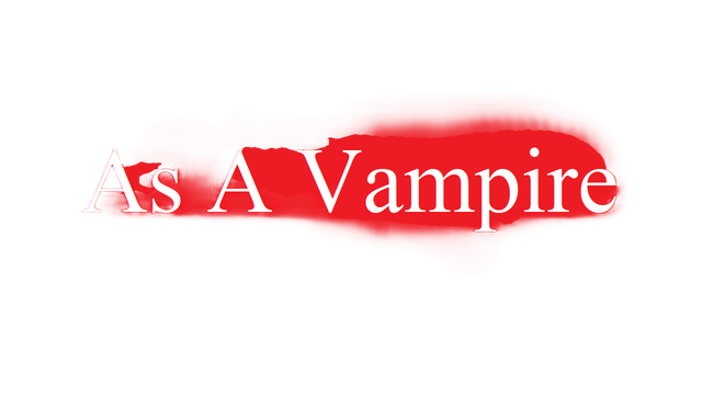 As A Vampire Logo