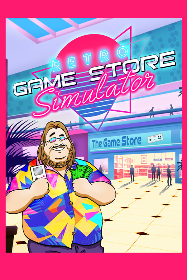 Steam portrait for Retro Game Store Simulator.
