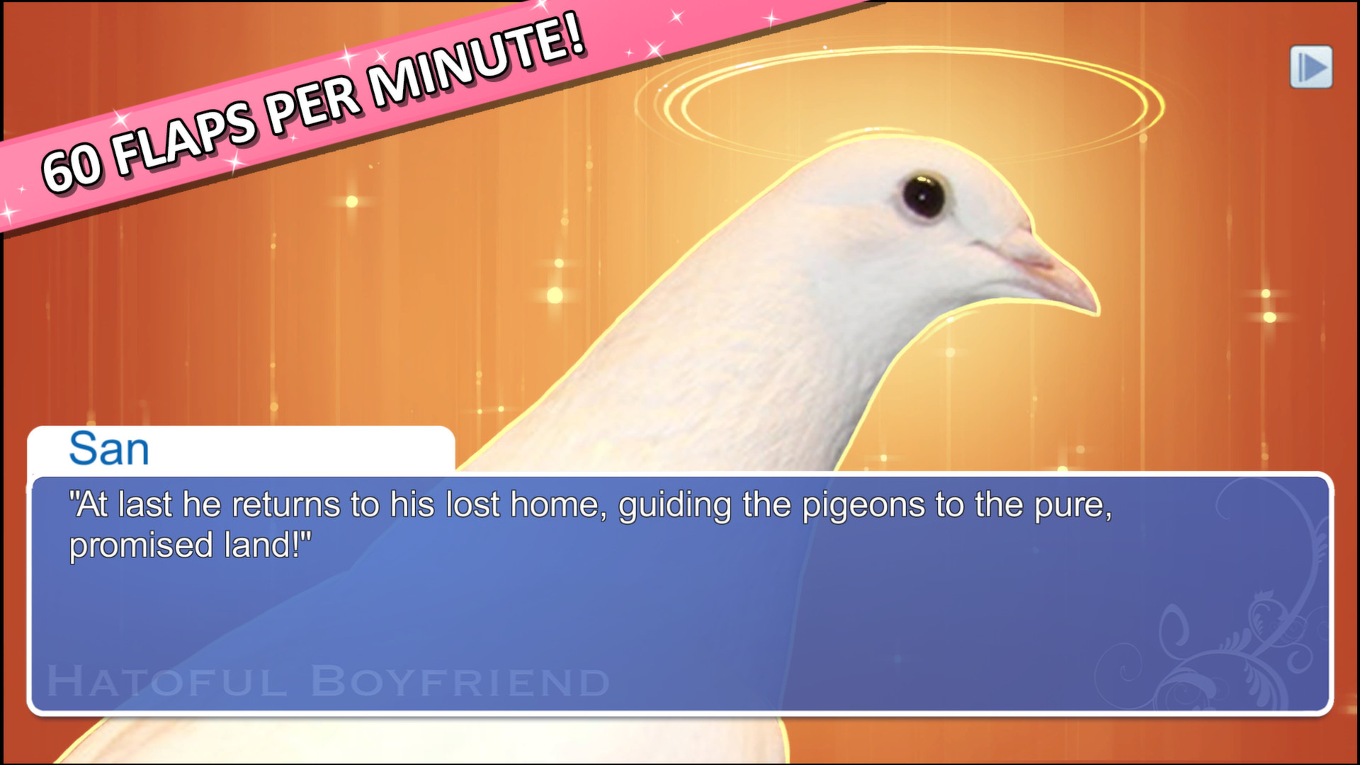 pigeon dating sim game
