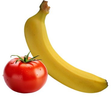 Banana & Tomato Logo
