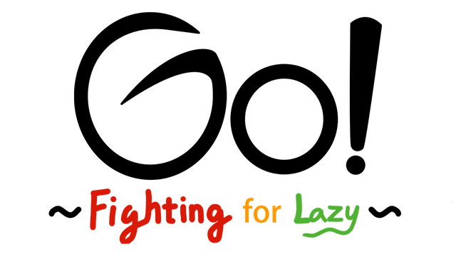 Go!~Fighting for Lazy~ Logo