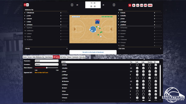 Скриншот из Basketball Pro Management 2015