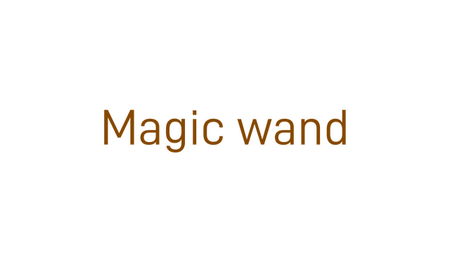 Magic wand Logo