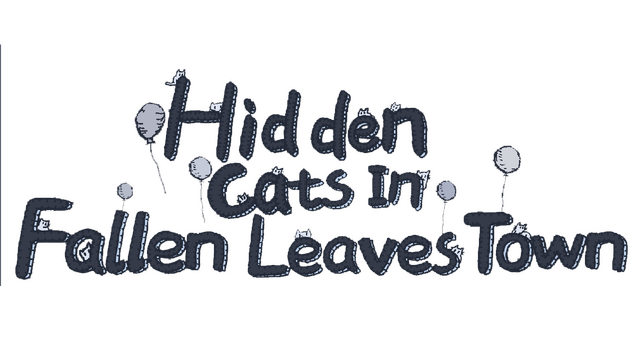 Hidden Cats In Fallen Leaves Town Logo