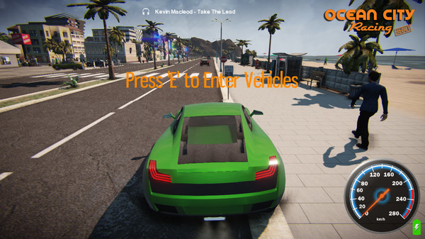 OCEAN CITY RACING game for Linux 1