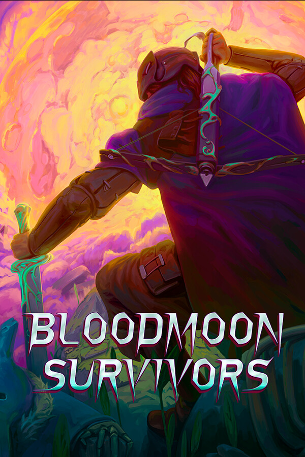 Steam portrait for Bloodmoon Survivors.