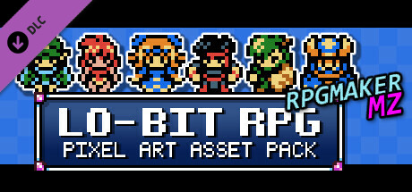 RPG Maker MZ - Lo-Bit RPG Pixel Art Asset Pack cover art