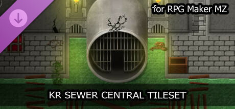 RPG Maker MZ - KR Sewer Central Tileset cover art