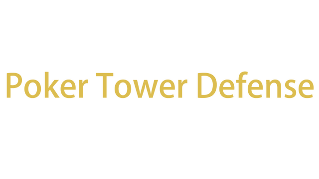 Poker Tower Defense Logo