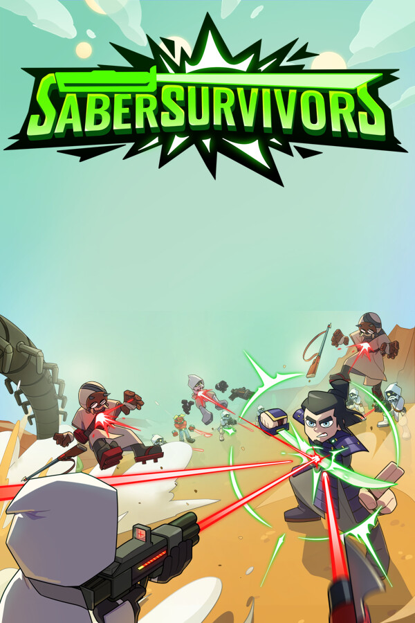 Steam portrait for Saber Survivors.