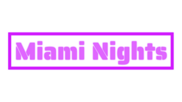 Miami Nights - Bartending in the 80s Logo