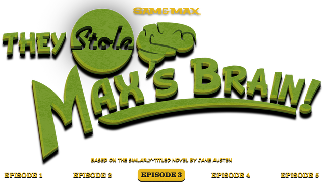 Sam & Max 303: They Stole Max's Brain! Logo