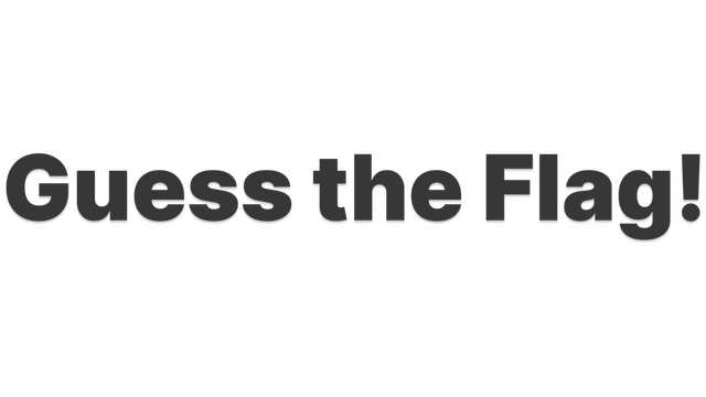 Guess the Flag! Logo