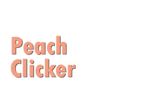 Peach Clicker Logo
