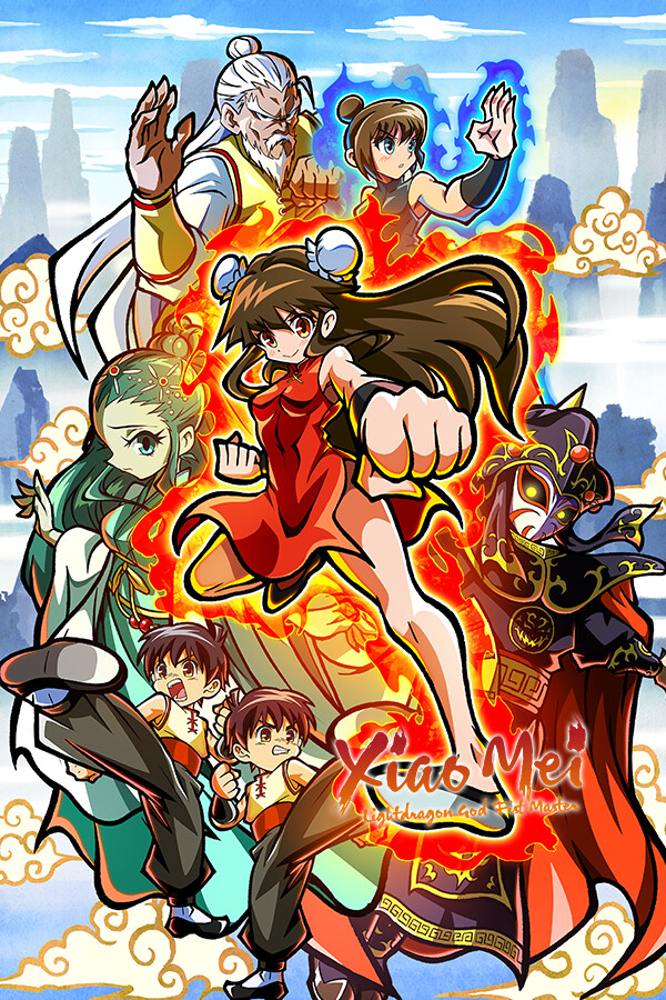 Steam portrait for Xiaomei and the Flame Dragon's Fist.