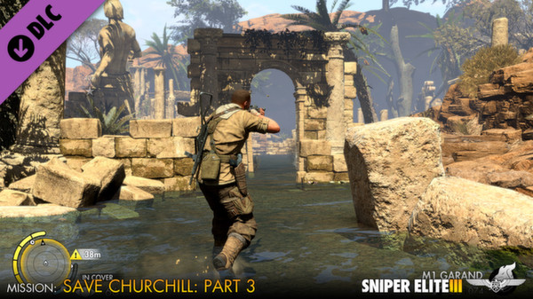 Скриншот из Sniper Elite 3 - Save Churchill Part 3: Confrontation