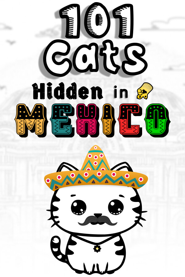 Steam portrait for 101 Cats Hidden in Mexico.