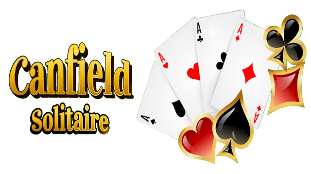 Canfield Solitaire Classic Card Game Logo