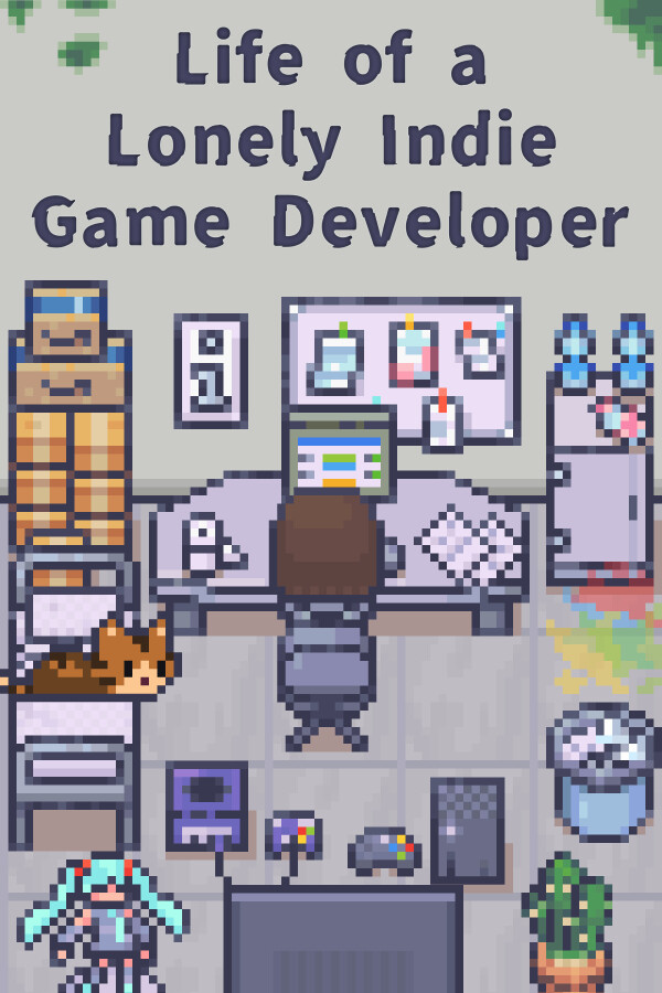 Steam portrait for Life of a Lonely Indie Game Developer.