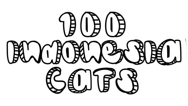 100 Indonesia Cats Logo