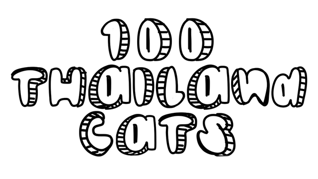 100 Thailand Cats Logo