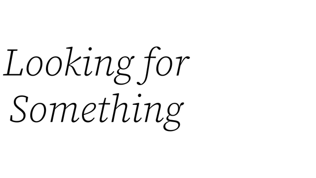 Looking for Something Logo
