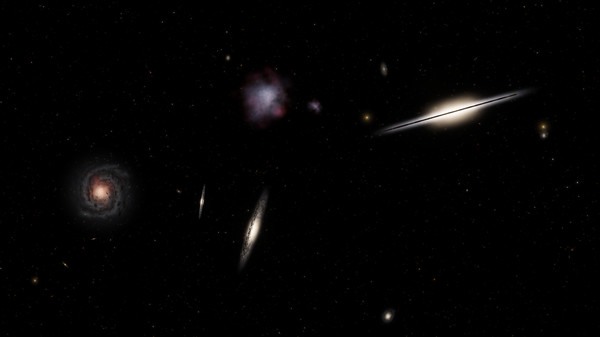 Скриншот из SpaceEngine