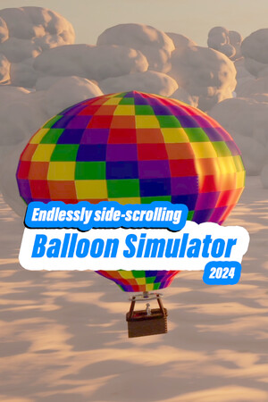 Endlessly side-scrolling Balloon Simulator 2024.