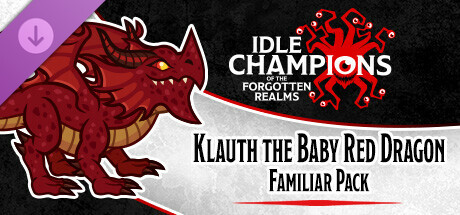 Idle Champions - Klauth the Baby Red Dragon Familiar Pack cover art